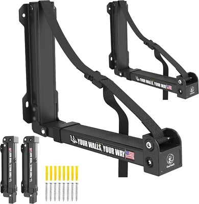 Foldable Kayak Wall Rack | Heavy-Duty 9.5-13.8" Kayak Storage Rack Hanger - Image 1 of 4