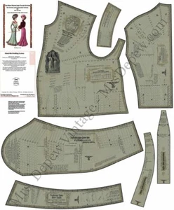 The New Perfection Tailor System of Cutting Bodice Draft Vintage Sewing Pattern - Picture 1 of 9