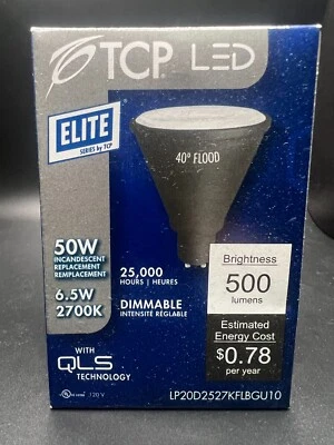 PAR20 LED Reflector Lamp - Warm White (2700K) - GU10 (Bi-Pin / Twist & Lock) - Image 1 of 4