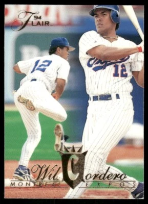 1994 Flair #187 Wil Cordero Montreal Expos baseball card - Image 1 of 2