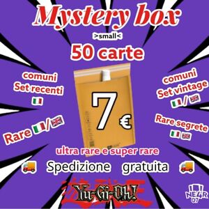 Yu Gi Oh Lotto Mystery Box In Italiano en 50 Mix Di Carte Idea Regalo ITA Yugioh