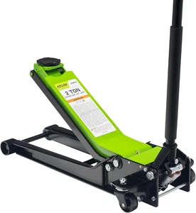 TOOLS 2 Ton Extra Long Reach Low Profile Steel Floor Jack (A20016) - Picture 1 of 6
