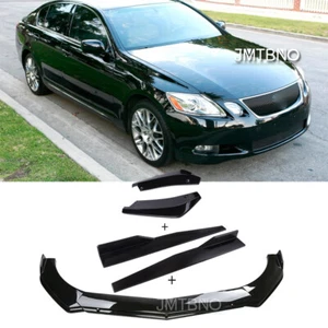 For Lexus IS300 IS250 Car Front & Rear Bumper Lip Splitters + Side Skirt Gloss - Picture 1 of 11