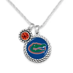 Florida Gators Olivia Necklace Silver Chain Jewelry Gift UF - Picture 1 of 1