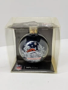 DENVER BRONCOS NFL 2.5" Vidrio Bola Navidad Adorno - Imagen 1 de 3