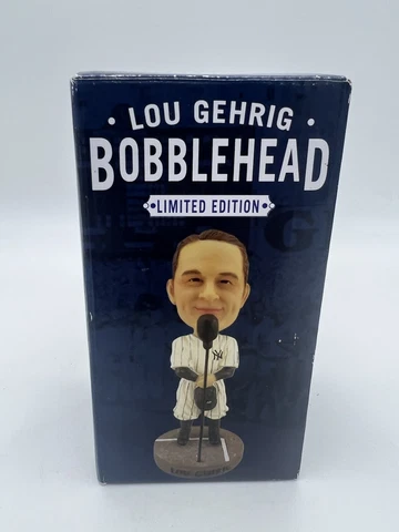 Minnesota Twins Lou Gehrig New York Yankees Bobblehead SGA NIB Cover