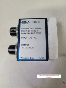 AGM TA4035-8 DUAL ALARM MODULE, INPUT 1-5VDC, OUTPUT HI/HI - Picture 1 of 4