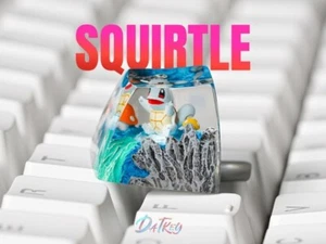 Squirtle Keycap, Pokemon Keycap, Artisan Keycap, Esc Keycap, Keycap for MX Cherr - Picture 1 of 8