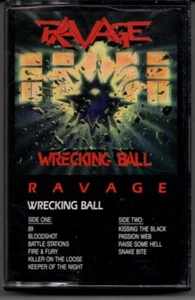 Ravage - Wrecking ball Cassette SH-1026C 1986 - Picture 1 of 2