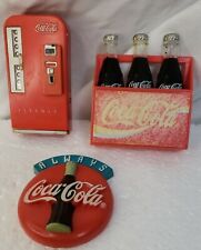Vintage 1993-95 Coke/Coca-Cola lot of 3 Refrigerator Magnets    RARE (12)
