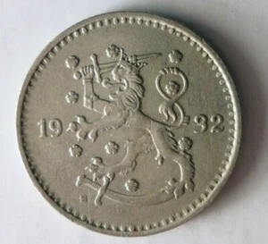 1932 FINLAND MARKKA - High Quality - Rare Series/Date - FINLAND BIN #MK - Picture 1 of 2