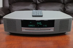 Bose Wave Music System AM/FM/ CD Player/ Clock  CHARCOAL GREY Tested (0013) - Picture 1 of 11