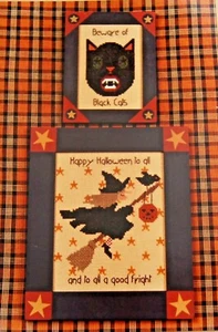 TO ALL A GOOD FRIGHT Counted Cross Stitch Chart Stitches in the Heartland  - Picture 1 of 2