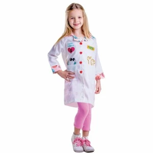 Dress Up America Veterinarian Costume For Girls - Vet Lab Coat For Kids - Picture 1 of 1