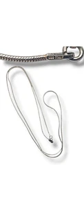 Italian Sterling Silver Snake Chain Necklace 30" 925 Marked Elegant Jewelry - Picture 1 of 5