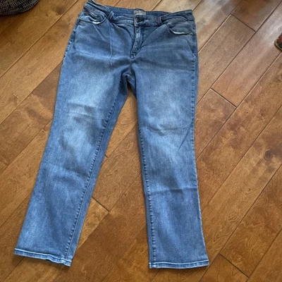 Chico’s So Slimming Jeans 2.5 Regular Medium Wash Straight Leg Stretch Denim - Image 1 of 3