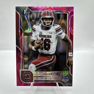 2025 Bowman Chrome U LaNorris Sellers 1st Bowman Pink Exclusive Parallel - Picture 1 of 2