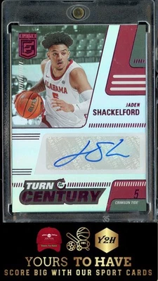 2022 Panini Chronicles Draft #TTC-JAD Jaden Shackelford Turn of the Century Auto - Image 1 of 2