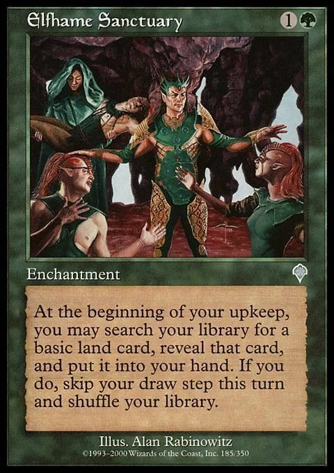 MTG - Elfhame Sanctuary - Invasion - NM, English Magic FLAT RATE SHIP - Image 1 of 1