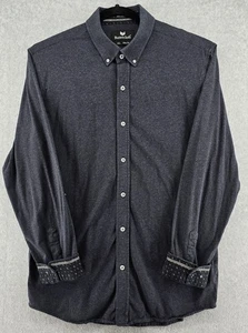 Buttertuch Hemd Herren 2XL SLIM Fit Icy Cotton Knopf Anthrazit Flip Manschette Stretch - Bild 1 von 8