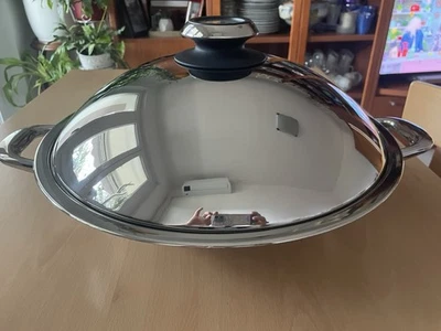 Grande Pentola Wok amc 5,6litri M30 Diametro 36cm - Immagine 1 di 4