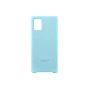 Original Samsung Galaxy A71 Silicone Cover – Genuine Soft Matte Case - Blue - Picture 1 of 5