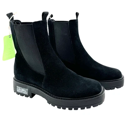 Botas Chelsea Sam Edelman para mujer Laguna de gamuza 8,5 W suela negra impermeables Foto 1 de 4