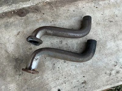 John Deere D140 22 hp Briggs Engine Exhaust Muffler Header Pipes GX24187 GX24188 - Image 1 of 3