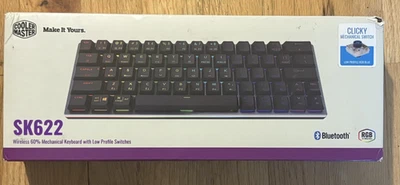 Cooler Master SK622 60% Kabellose Bluetooth Tastatur Space Grau NEU - Bild 1 von 4