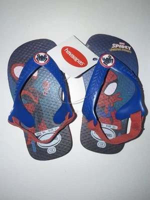 Sandalias Chanclas Havaianas Baby Marvel 5c Spidey Amazing Friends Foto 1 de 4