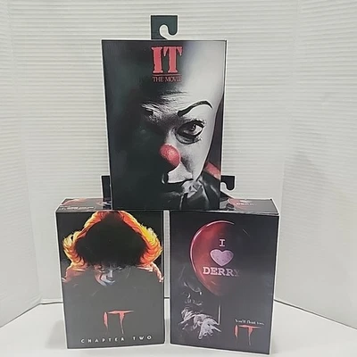 NECA Ultimate Tim Curry IT Pennywise TV Filme 2017 IT Bill Skarsgard Capítulo Dois - Imagem 1 de 4