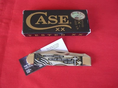 CUCHILLO CASE XX 6111 1/2 L GUEPARDO "DIOS BENDIGA AMÉRICA" MANGOS HUESO 2024 Foto 1 de 4