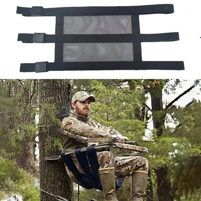 Tree Stand Seat Replacement Mesh Seat Easy to Install Adjustable Buckle Straps - Image 1 of 4
