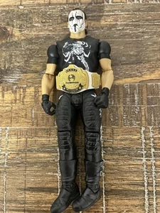 Sting WWE Mattel Legend WCW Big Gold Championship Gürtel Schläger WCW AEW Crow - Bild 1 von 6