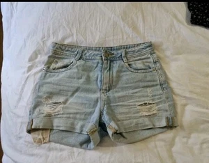Girls Jeans Shorts M&S Age 9 - Picture 1 of 5