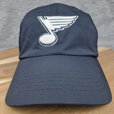 St Louis Blues Hat Cap Strap Back Blue White Logo NHL Hockey Retro '47 Womens - Image 1 of 4
