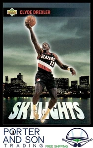 Clyde Drexler Skylights 1993-94 Upper Deck #473 Trail Blazers Basketball Card - Bild 1 von 2