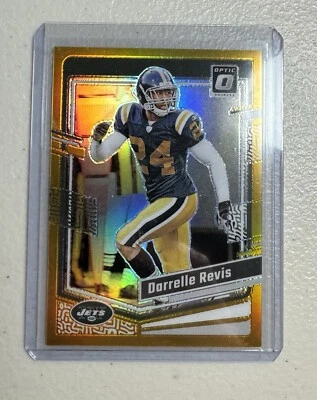 2023 Panini Donruss Optic Darrelle Revis Gold - Image 1 of 2