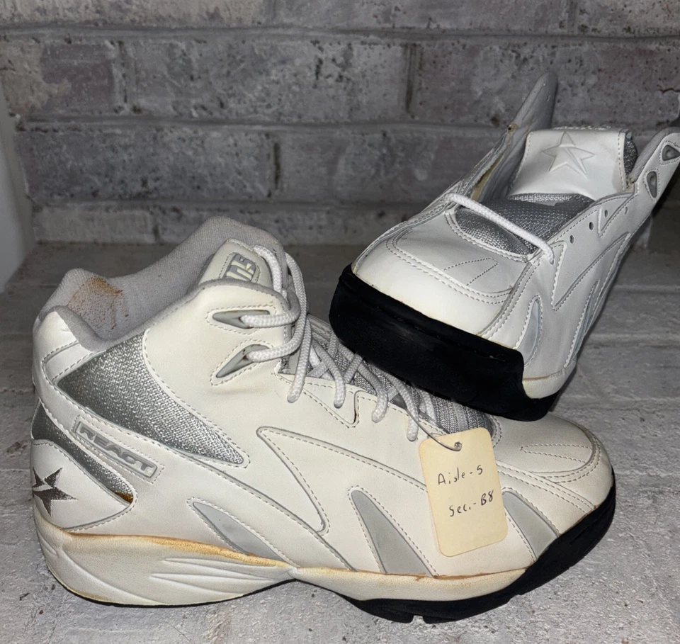 Zapatos de baloncesto Converse Inferno vintage para hombre sin existencias talla 7 nuevos en caja blancos/grises Foto 1 de 4