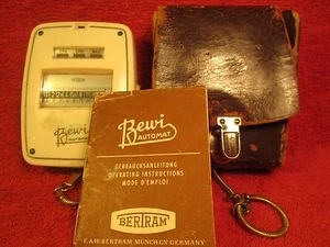 MEDIDOR DE EXPOSICIÓN A LA LUZ automático Bertram Bewi de colección con manual [Z22a] - Imagen 1 de 1