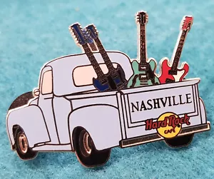 NASHVILLE HELLBLAUER PICK-UP TRUCK MIT GITARREN CARGO Hard Rock Cafe PIN - Bild 1 von 1