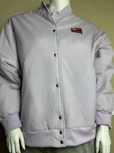 NIKE sportswear Womens bomber jacket Nike Logo Size XL Purple - Picture 1 of 9