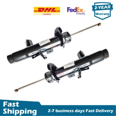 2X Front LH RH Shock Absorber Struts w/EDC For BMW F30 F31 320i 328d 330i xDrive - Image 1 of 4