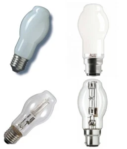 Radium Halogen Halolux BT 60W 100w 150w ES E27 Clear Opal B22 BC Ralogen RJH -BT - Picture 1 of 1
