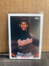 1993 Topps Baseball Card Baltimore Orioles Manny Alexander