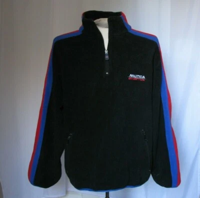 Pullover de Colección Nautica Competición Hombres Mediano Bordado Bloque de Color 1/4 Cremallera EE. UU. Foto 1 de 4