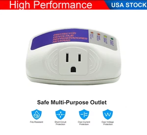 US Voltage Protector Surge Home Refrigerator Appliance Power Outlets Socket 120V - Picture 1 of 15