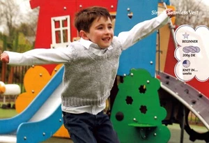 CANOTTA BAMBINO MODELLI MAGLIA TOP 4-6 anni DK & ACCESSORI CUCITO EASY KNM M4A - Foto 1 di 2