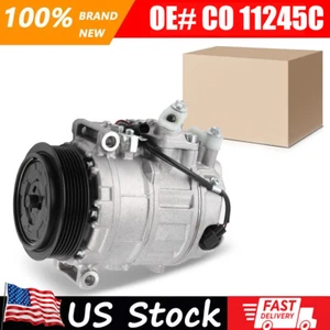 For Mercedes-Benz E350 2006-2013 3.5L V6 AC A/C Compressor With Clutch CO 11245C - Picture 1 of 13