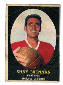 Vintage 1962 A&BC Bazooka Footballers Soccer Shay Brennan Manchester United Card